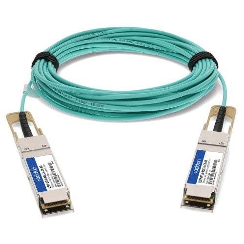 AddOn Networks QSFP-OTU4-AOC1M-CN-AO InfiniBand/fibre optic cable 39.4" (1 m) QSFP28 Mint color