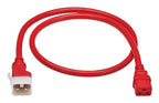 Eaton P036-EN4-ARD-6 power cable Red 47.2" (1.2 m) C20 coupler C19 coupler