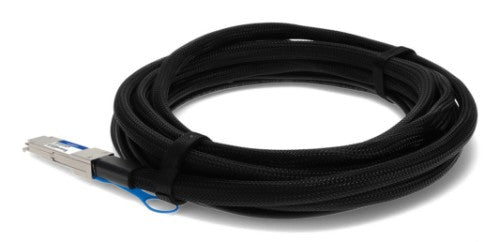 AddOn Networks ADD-QDESEX-PDAC5M InfiniBand/fibre optic cable 196.9" (5 m) QSFP+ 4x SFP+ DAC Black, Stainless steel