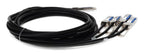 AddOn Networks CAB-D-4Q-400G-3M-AO InfiniBand/fibre optic cable 118.1" (3 m) QSFP-DD 4x QSFP56 DAC Black, Stainless steel
