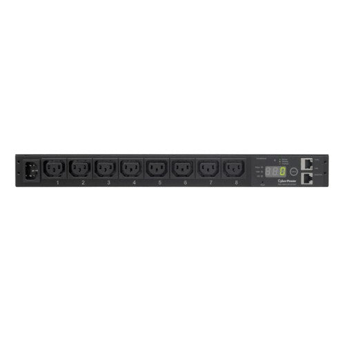 CyberPower PDU15MHVIEC8FNET power distribution unit (PDU) 8 AC outlet(s) 1U Black