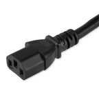 StarTech.com PXTR1016 power cable Black 70.9" (1.8 m) NEMA 5-15P C13 coupler