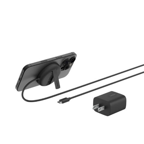 Belkin BoostCharge Pro Headphones, Smartphone Black AC, USB Wireless charging Fast charging Indoor