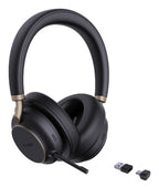 Yealink BH76 Plus Teams USB-C/A Headset Wireless Head-band Calls/Music USB Type-C / USB Type-A Bluetooth Black