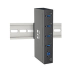 Tripp Lite U360-004-IND interface hub USB 3.2 Gen 1 (3.1 Gen 1) Type-B 5000 Mbit/s Black
