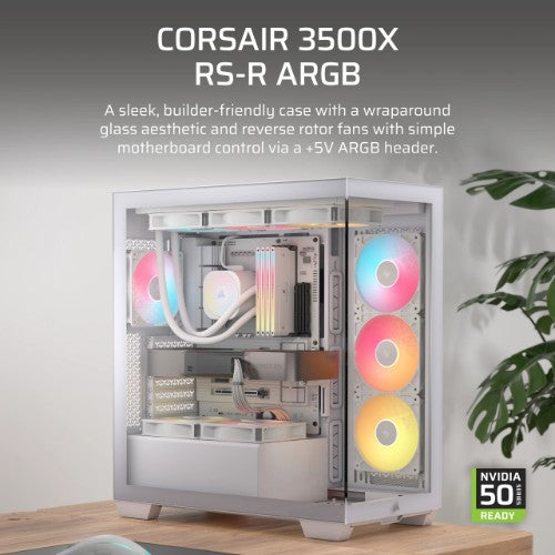 Corsair 3500X RS-R ARGB Midi Tower White