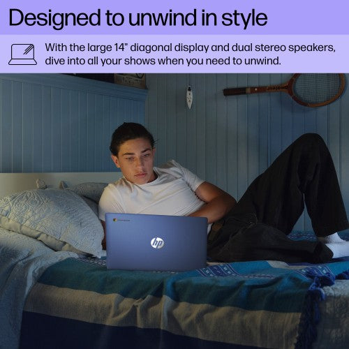 HP Chromebook 14a-nf0010nr Intel® N N100 14" HD 4 GB LPDDR5-SDRAM