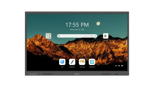 InFocus IN6513 signage display Digital A-board 65" LED Wi-Fi 450 cd/m² 4K Ultra HD Black Touchscreen Built-in processor Android 13