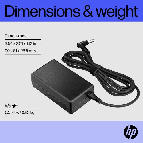 HP 65W 4.5mm Smart Adapter