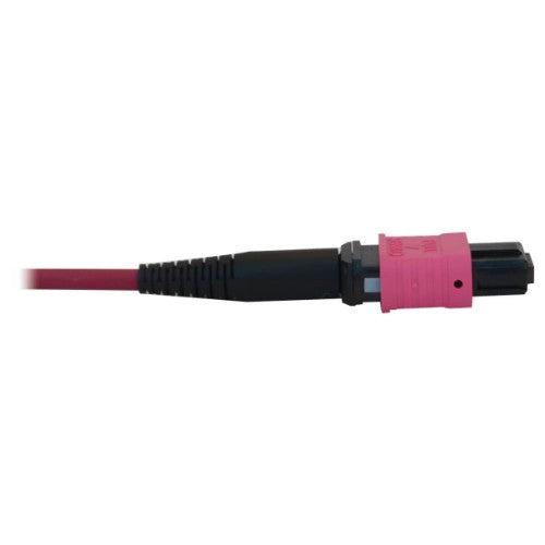 Tripp Lite N845X-02M-8L-MG InfiniBand/fibre optic cable 78.7" (2 m) MPO/MTP 4x LC OFNR Aqua color, Black, Magenta