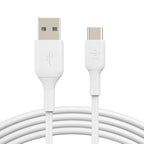 Belkin CAB001BT2MWH USB cable 78.7" (2 m) USB A USB C White