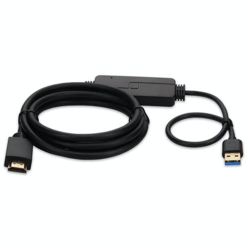 AddOn Networks USB32HDMI2M video cable adapter 78.7" (2 m) USB Type-A HDMI Black