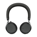 Jabra Evolve2 75 Headset Wireless Head-band Office/Call center USB Type-C Bluetooth Charging stand Black