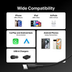 Belkin CAB022FQ1MBK USB cable USB 2.0 39.4" (1 m) USB A USB C Black
