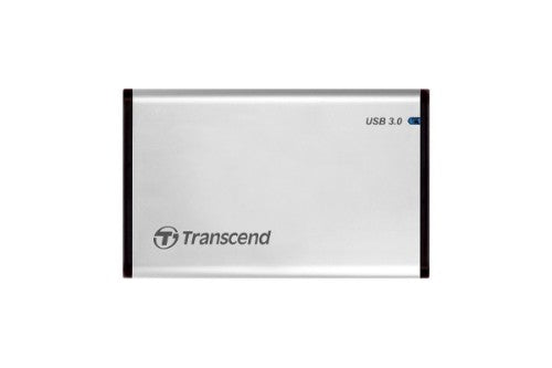 Transcend StoreJet 25S3 HDD/SSD enclosure Silver 2.5" USB powered