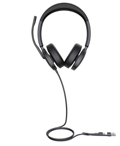 Yealink UH48 Dual UC USB-C/A Headset Wired Head-band Calls/Music USB Type-C / USB Type-A Black