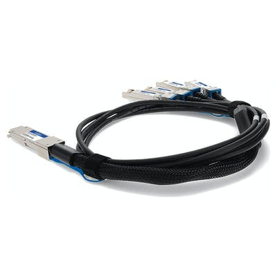 AddOn Networks JNP-100G-4X25G-3M-AO InfiniBand/fibre optic cable 118.1" (3 m) SFP28 4xSFP28 Black
