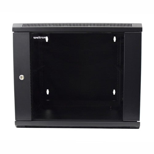 Weltron 90-4090WMEN-9U rack cabinet Wall mounted rack Black