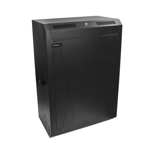 StarTech.com RK830WALVS rack cabinet 8U Wall mounted rack Black