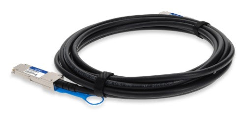 AddOn Networks ADD-QHPCQPA-PDAC5M InfiniBand/fibre optic cable 196.9" (5 m) QSFP+ DAC Black, Stainless steel