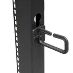 StarTech.com 4POSTRACK12U rack cabinet 12U Freestanding rack Black