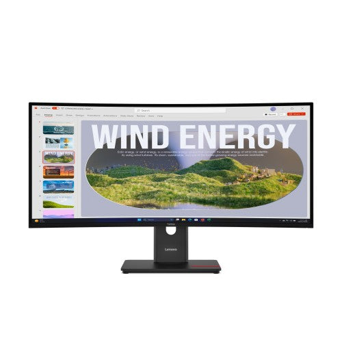 Lenovo ThinkVision T34WD-40 computer monitor 34" 3440 x 1440 pixels LED Black