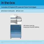 HP LaserJet Enterprise 8801dn Multifunction Color Printer, Only Ethernet; Duplex; Copier, Scanner