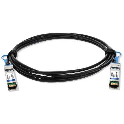 AddOn Networks 25G-SFP28-TWX-P-0501-AO InfiniBand/fibre optic cable 196.9" (5 m) Black, Stainless steel