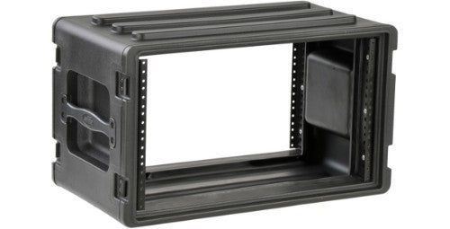 SKB Roto-Molded 6U Shallow Rack Black