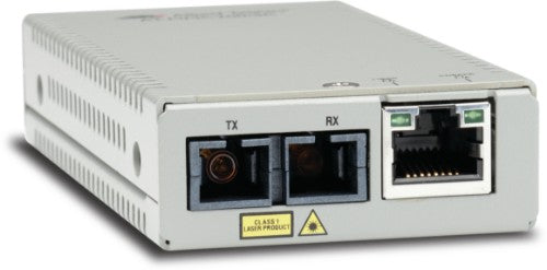 Allied Telesis AT-MMC200/SC-960 network media converter 100 Mbit/s 1310 nm Multi-mode Gray