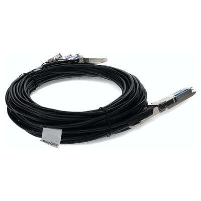 AddOn Networks CAB-O-8S-200G-3M-AO InfiniBand/fibre optic cable 118.1" (3 m) OSFP 8xSFP28 Black, Silver