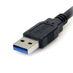 StarTech.com USB3SAB10BK USB cable 120.1" (3.05 m) USB A USB B 5 Gbit/s Black