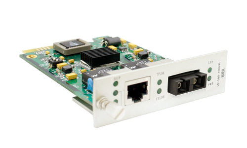 AddOn Networks ADD-MCC1MSM20 network media converter Internal 100 Mbit/s 1310 nm Multi-mode Green, Gray