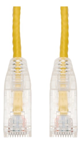 AddOn Networks ADD-0-5FSLCAT6A-YW networking cable Yellow 5.91" (0.15 m) Cat6a U/UTP (UTP)