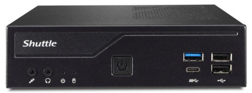 Shuttle DH610 PC/workstation barebone 1.3L sized PC Black LGA 1700