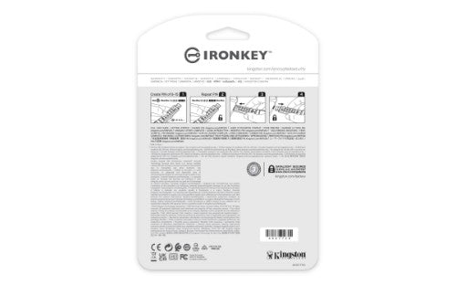 Kingston Technology IronKey 512GB Keypad 200, FIPS 140-3 Lvl 3 AES-256 Encrypted
