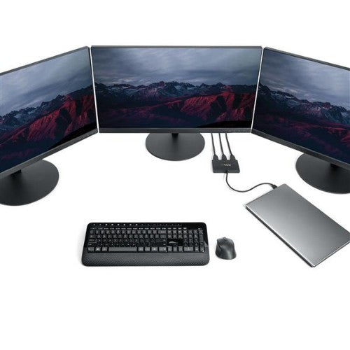 StarTech.com MSTCDP123HD USB graphics adapter 3840 x 2160 pixels Black