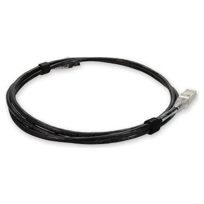 AddOn Networks ADD-6FSLCAT6A-BK networking cable Black 70.9" (1.8 m) Cat6a U/UTP (UTP)