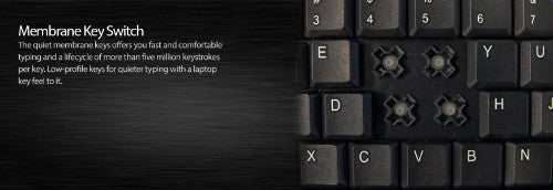 Adesso SlimTouch 410 keyboard Universal USB QWERTY US English Black