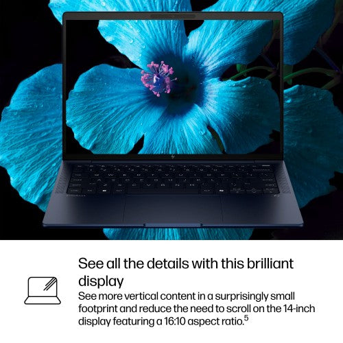 HP EliteBook X G1i Next Gen AI PC Wolf Pro Security Edition Intel Core Ultra 5 236V Laptop 14" Touchscreen WUXGA 16 GB LPDDR5x-SDRAM 512 GB SSD Wi-Fi 7 (802.11be) Windows 11 Pro Blue