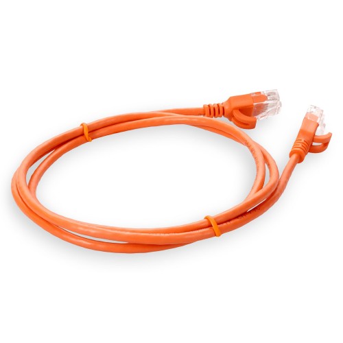 AddOn Networks ADD-10FSLCAT6A-OE networking cable Orange 120.1" (3.05 m) Cat6a U/UTP (UTP) Round