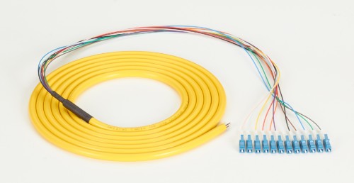 Black Box FOPT50S1-LC-12YL-3 InfiniBand/fibre optic cable 118.1" (3 m) 12x LC Multicolor, Yellow