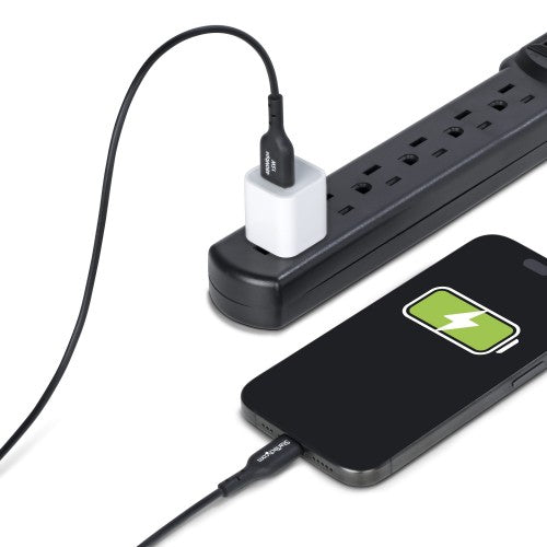StarTech.com USB2AC3FBKE USB cable USB 2.0 35.4" (0.9 m) USB A USB C Black