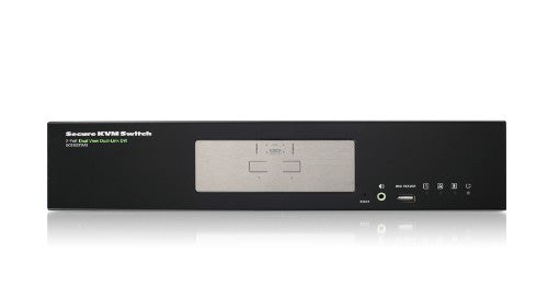 iogear Dual View Dual-Link DVI Secure KVM switch Black