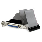 StarTech.com DB25 (F) - IDC26 DB-25 25 pin D-Sub IDC 26 pin Motherboard Header Gray
