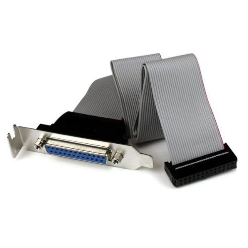 StarTech.com DB25 (F) - IDC26 DB-25 25 pin D-Sub IDC 26 pin Motherboard Header Gray
