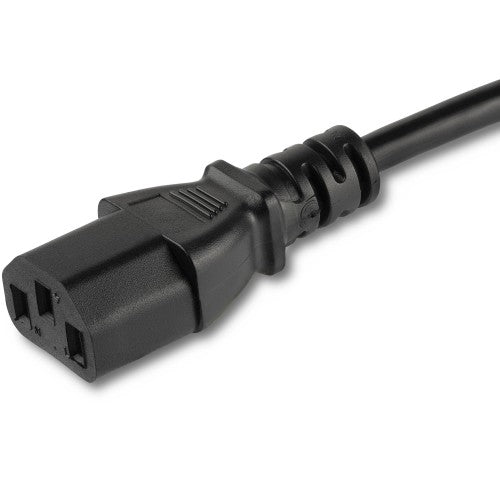 StarTech.com PXTF10110 power cable Black 118.1" (3 m) NEMA 5-15P C13 coupler