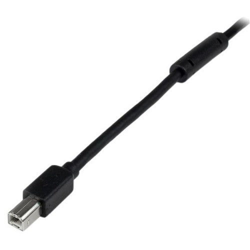 StarTech.com USB2HAB65AC USB cable USB 2.0 787.4" (20 m) USB A USB B 0.48 Gbit/s Black