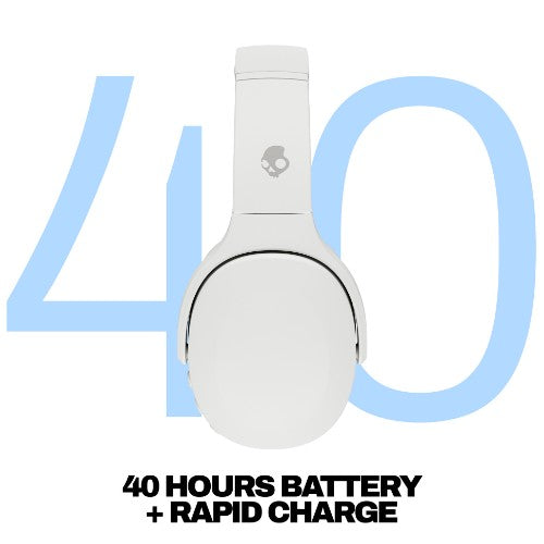 Skullcandy Crusher Evo Headset Wired & Wireless Head-band Calls/Music USB Type-C Bluetooth White