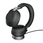 Jabra Evolve2 85 Headset Wireless Head-band Office/Call center USB Type-C Bluetooth Black